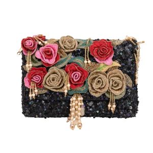 Roses And Pearls Clutch