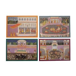 Notecard Folio Set, Royal Pastimes 